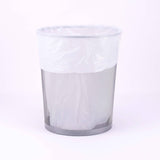 50 Bags X 4 Pieces  White Dustbin Liners 10 Gallons 45X55Cm