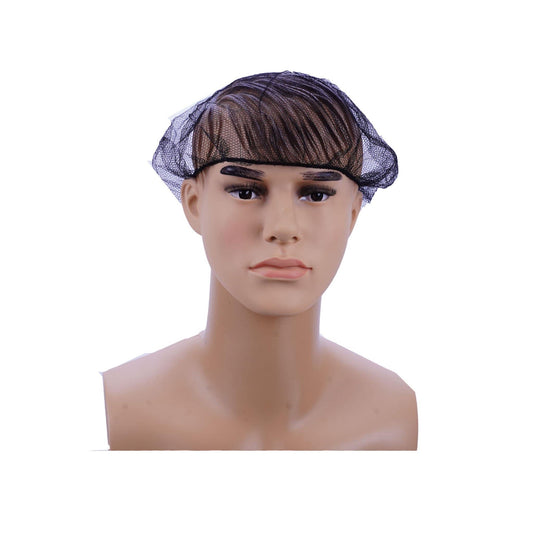 100 Pieces Nylon Hair Net Cap Black Color