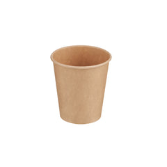 KRAFT SINGLE WALL PAPER CUP 6 Oz