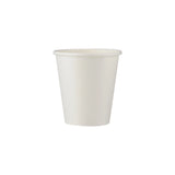 Heavy Duty White Single Wall Paper Cups 1000 Pieces