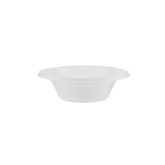 8 Oz Plastic White Bowl