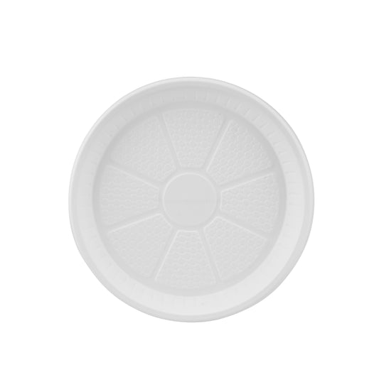 Hotpack | Round Plastic Plate 10' | 500 Pieces - Hotpack Global