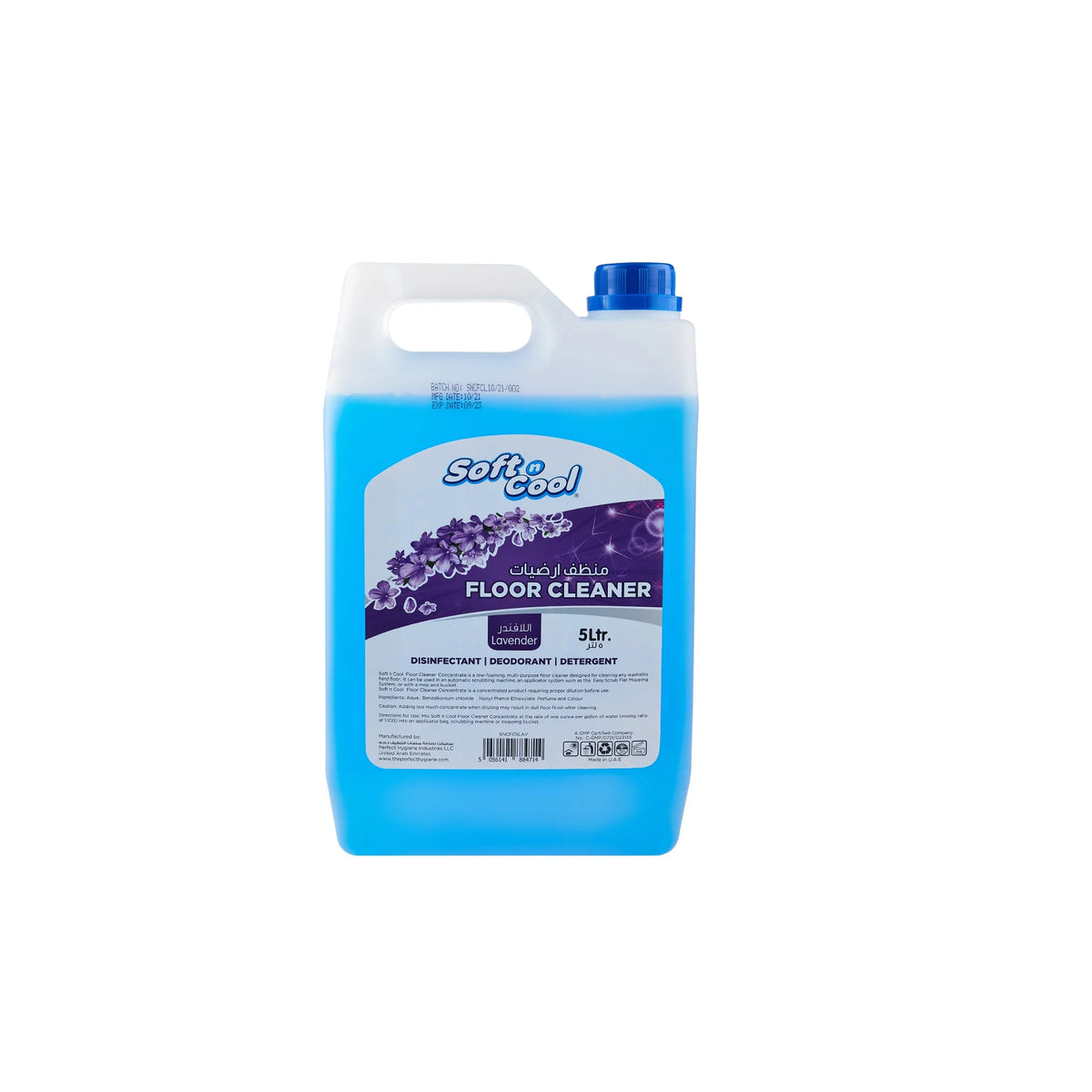 SOFT N COOL FLOOR CLEANER 5LTRS LAVENDAR