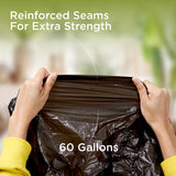 30 Bags Buy 2 Get 1 Free  Flat Garbage Bag 60 Gallon 95 X 120 Cm