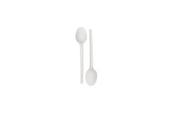 Disposable Plastic Tea Spoons White 50 Pieces - Hotpack Global