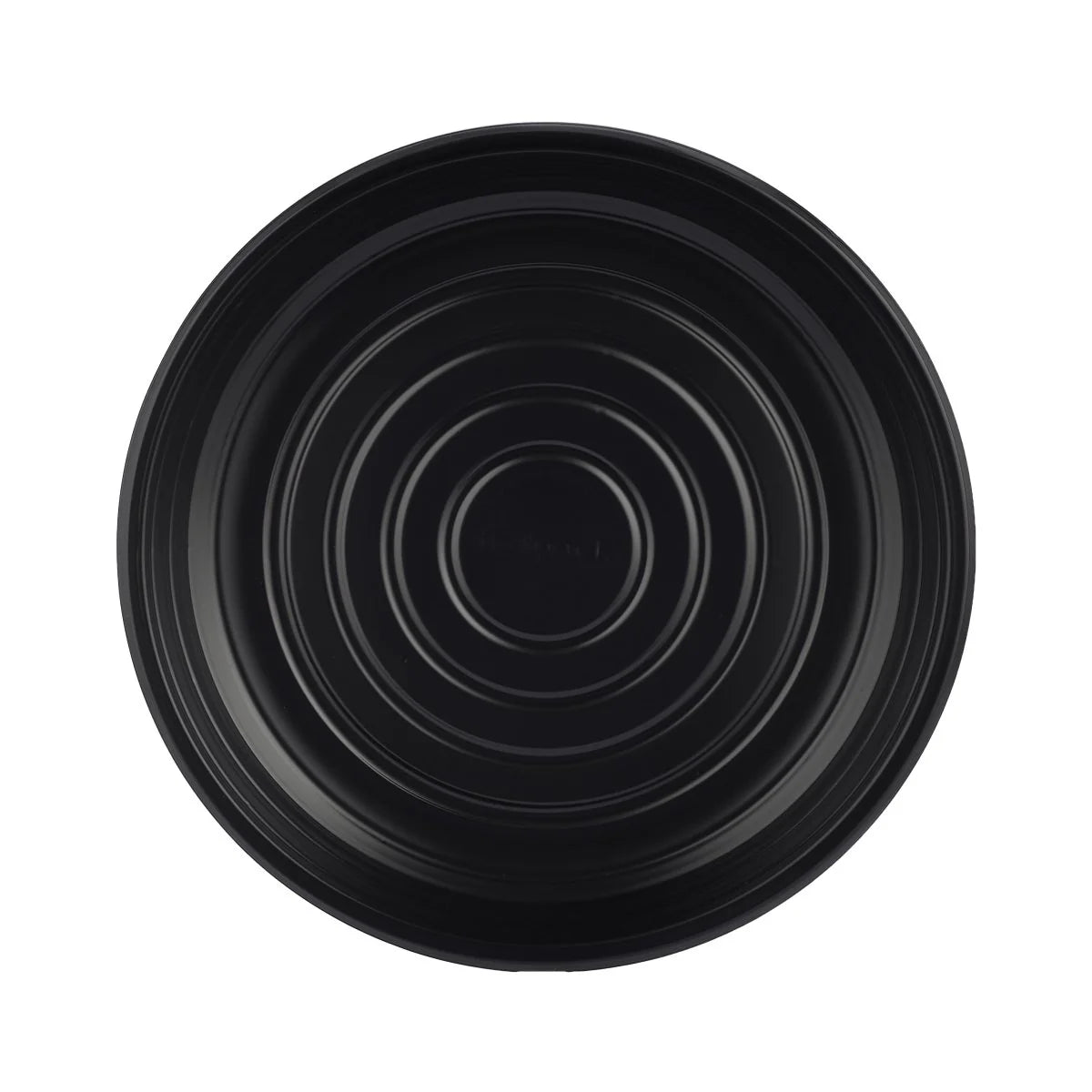 Hotpack | Black Base Round Microwave Safe Plate 9' | 150 Pieces - Hotpack Global