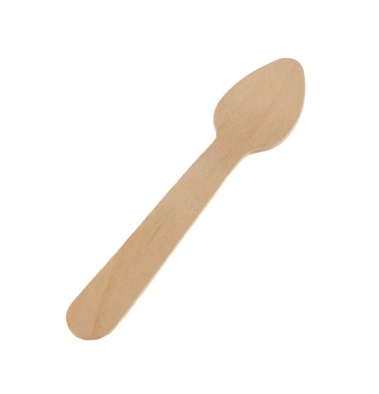 Disposable Wooden Ice Cream Spoon