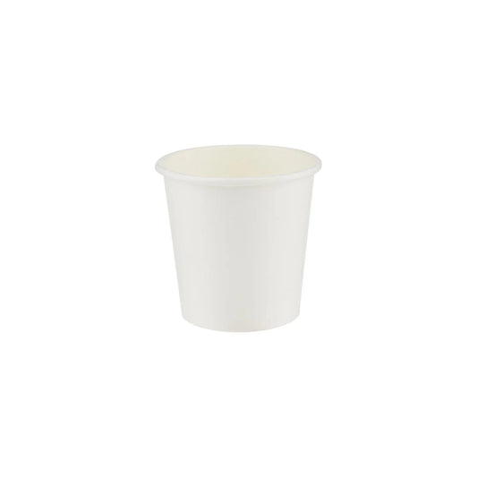 6.5 Oz White Single Wall Paper Cups