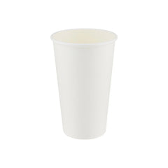 16 Oz White Single Wall Paper Cups