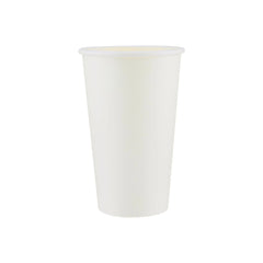 1000 Pieces 16 Oz White Single Wall Paper Cups