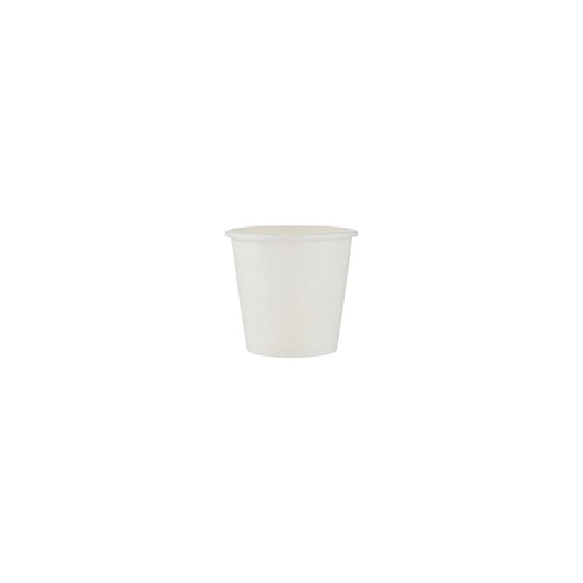 2000 Pieces 2.5 Oz White Single Wall Qahwa Paper Cups