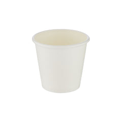 2000 Pieces 2.5 Oz White Single Wall Qahwa Paper Cups