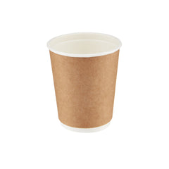 8 Oz Kraft Double Wall Paper Cups - Hotpack Global