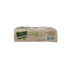 Hotpack | SOFT N COOL PAPER FOLDED BROWN NAPKIN 33 x 33 CM | 2000 Pieces - Hotpack Global