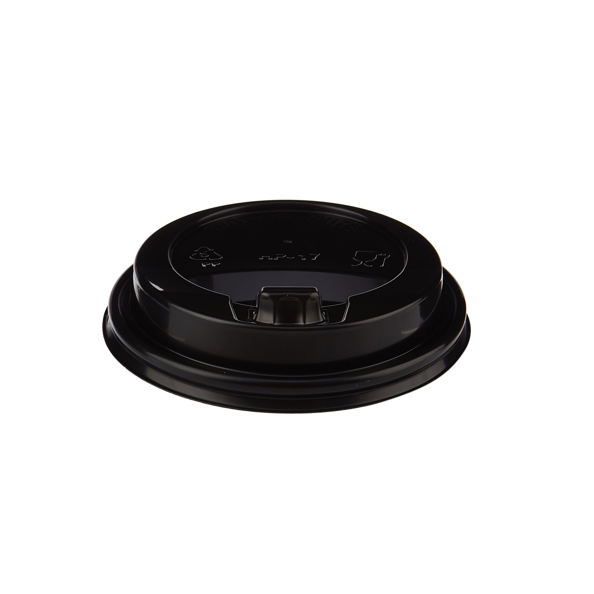 8 Oz Black Lids for Paper Cups - Hotpack Global