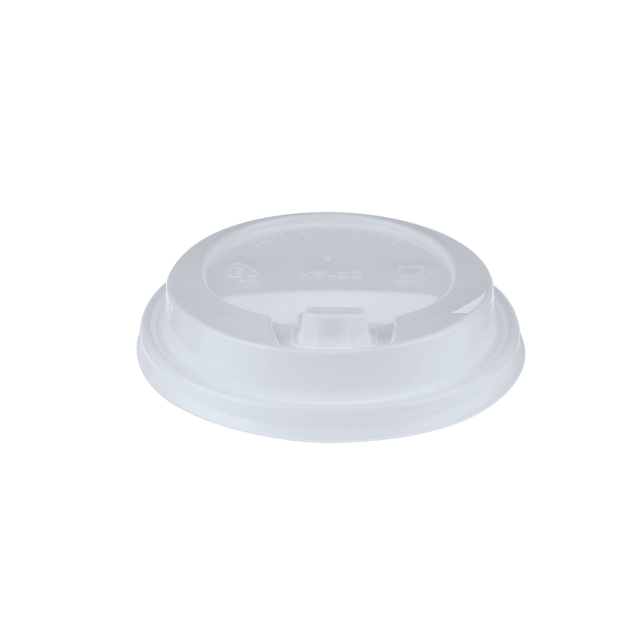 8 Oz White Lids for Paper Cups - Hotpack Global