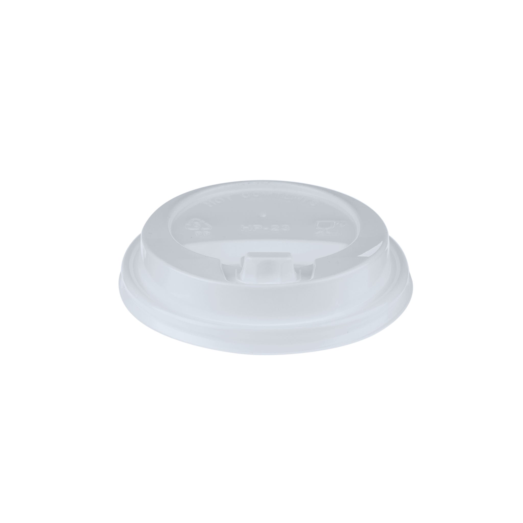 8 Oz White Lids for Paper Cups - Hotpack Global