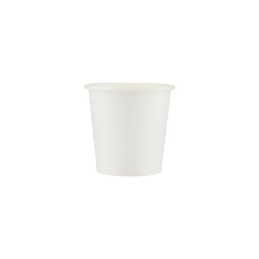 6.5 Oz White Single Wall Paper Cups