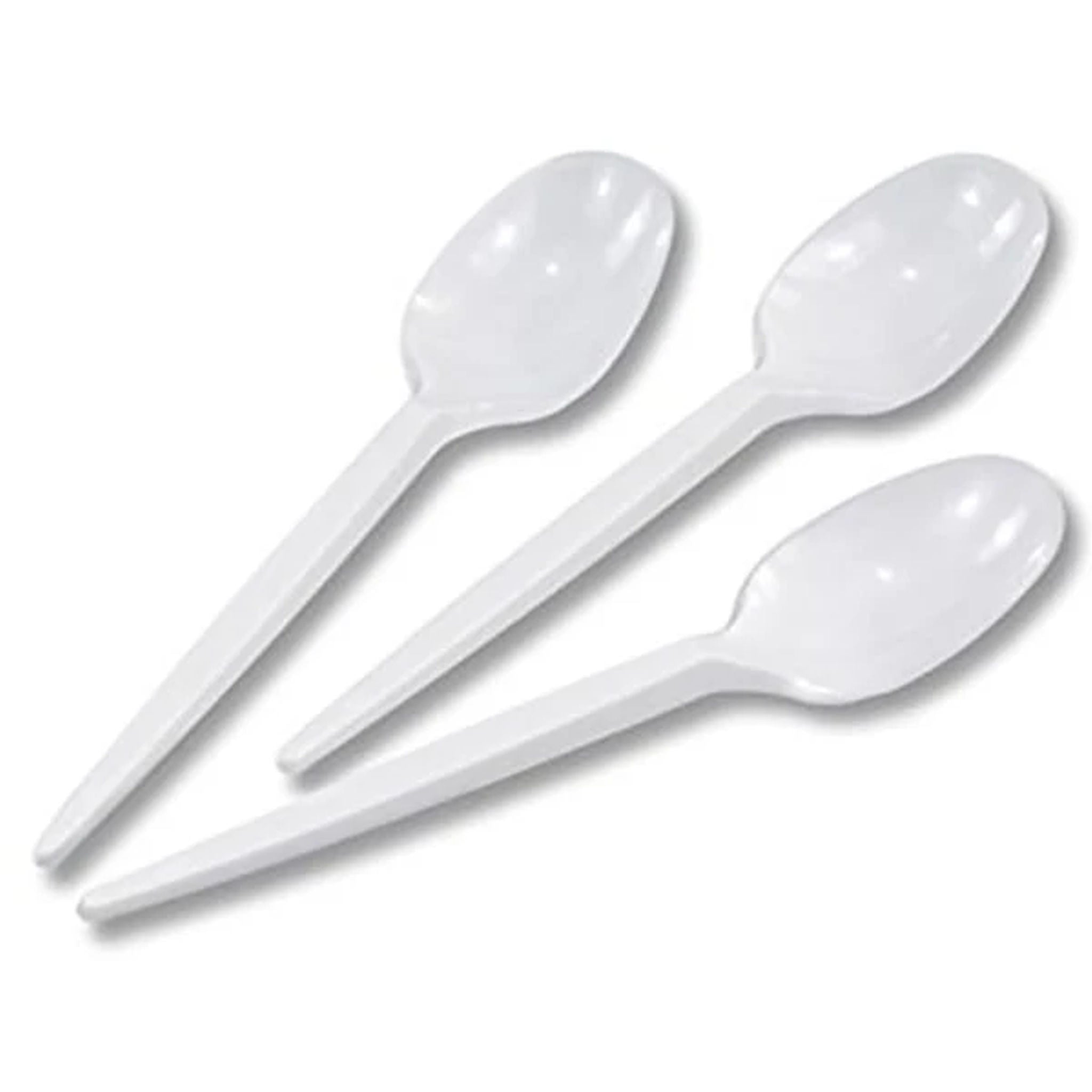 Plastic Normal Duty Spoon White