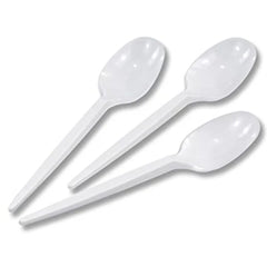 Plastic Normal Duty Spoon White