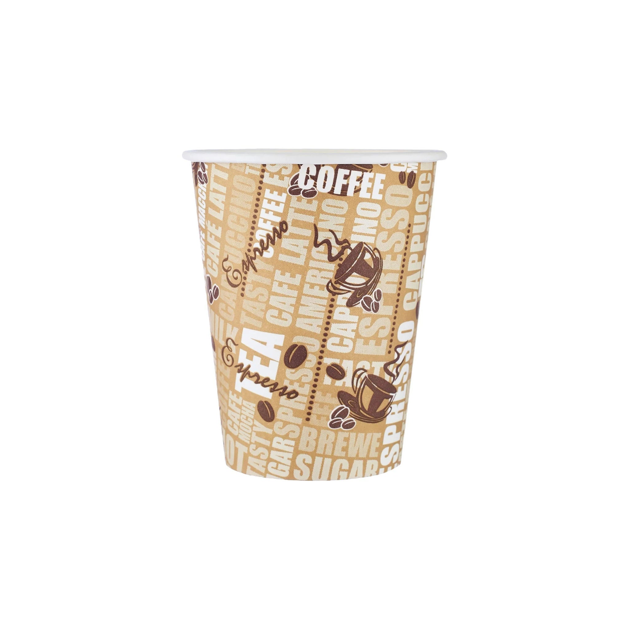 12 Oz Printed Single Wall Paper Cups