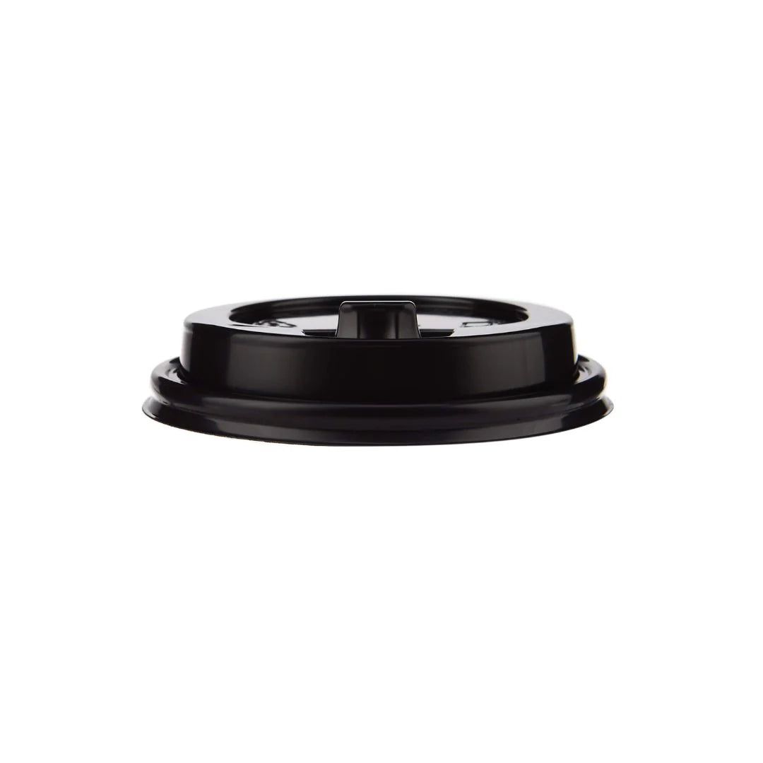 12&16 Oz Black Lids for Paper Cups - Hotpack Global