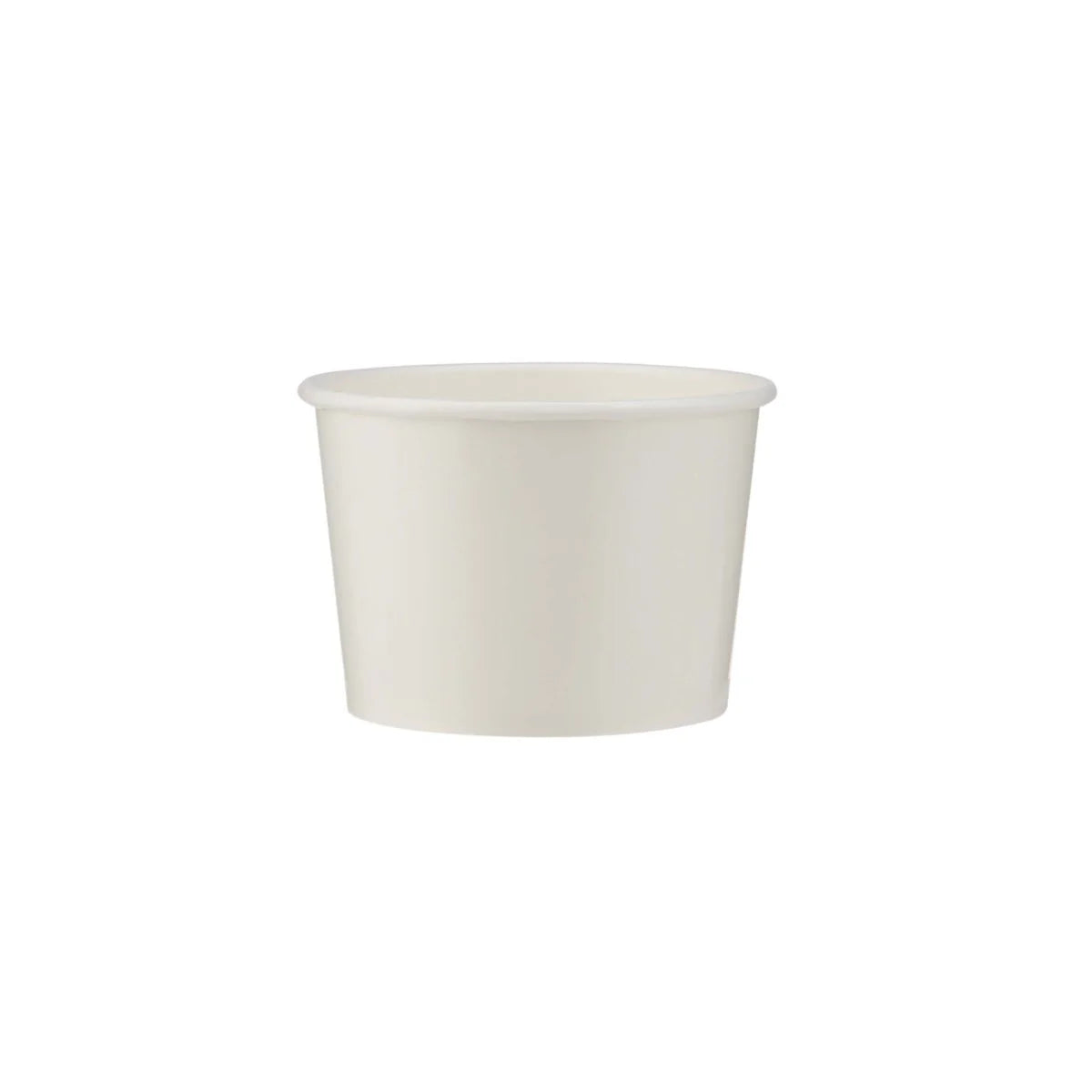Paper Ice Cream Cup White