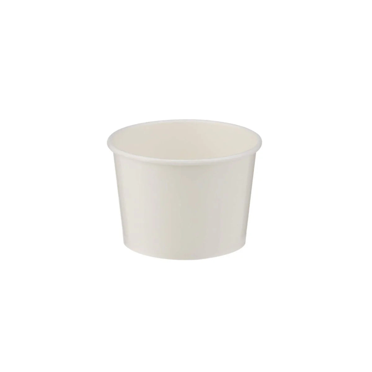 Paper Ice Cream Cup White