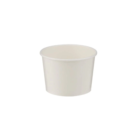 Paper Ice Cream Cup White