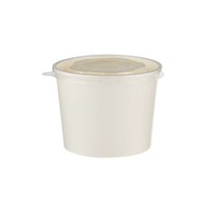 Paper Soup Bowl White