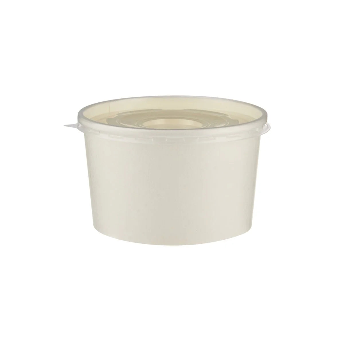 Paper Soup Bowl White
