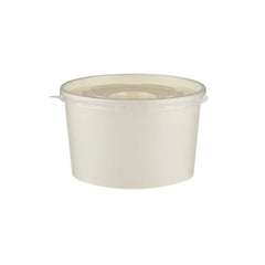 Paper Soup Bowl White