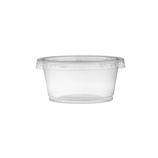 PP Clear Portion Cup with Lid