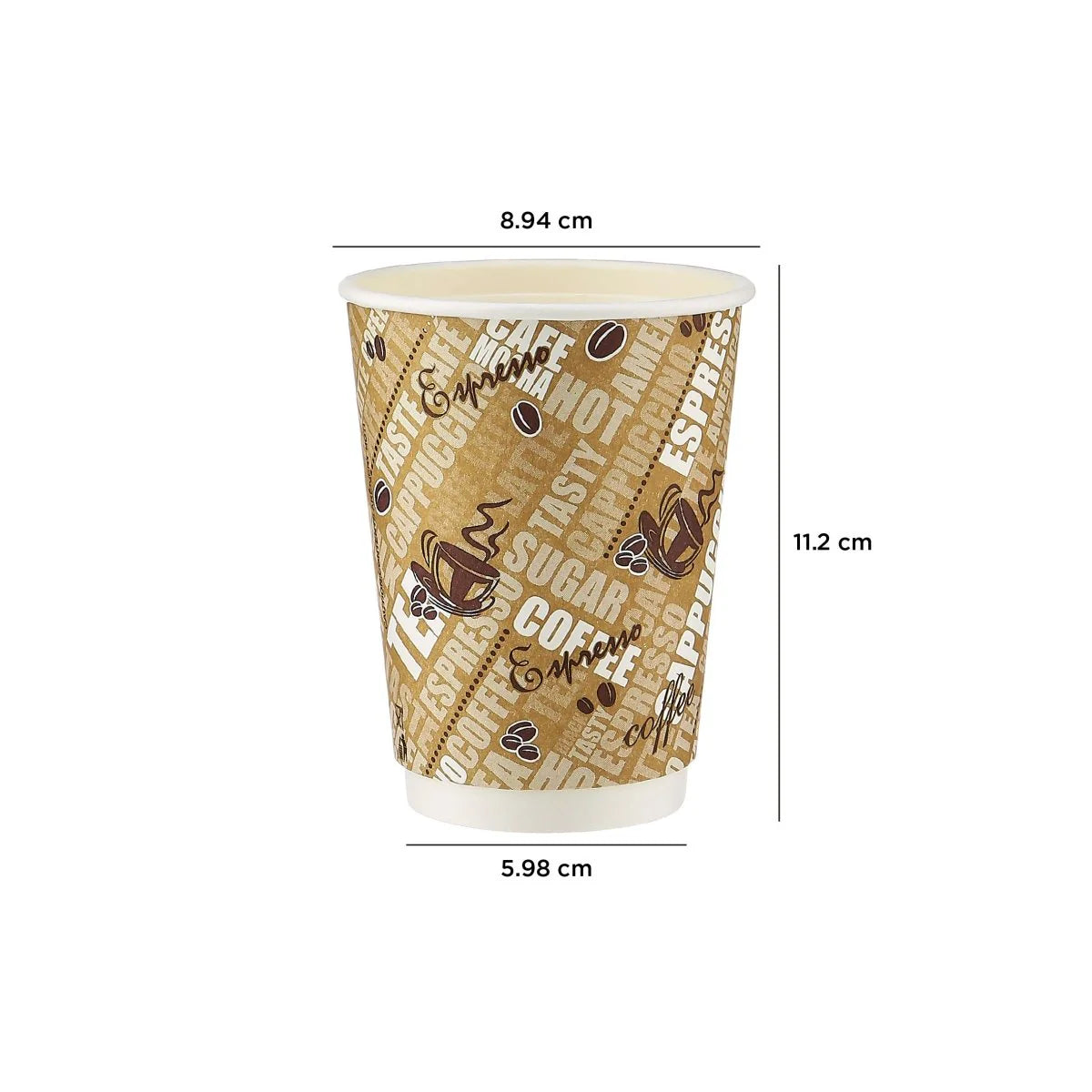 12 Oz Printed Double Wall Paper Cups