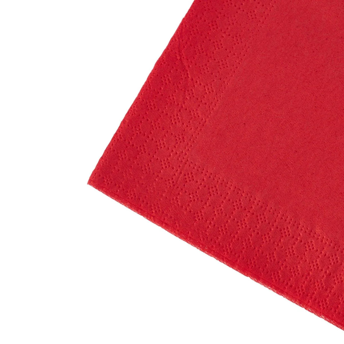 Red Napkin 25 X 25 Cm 100 Pieces X 24 Packets - Hotpack Global