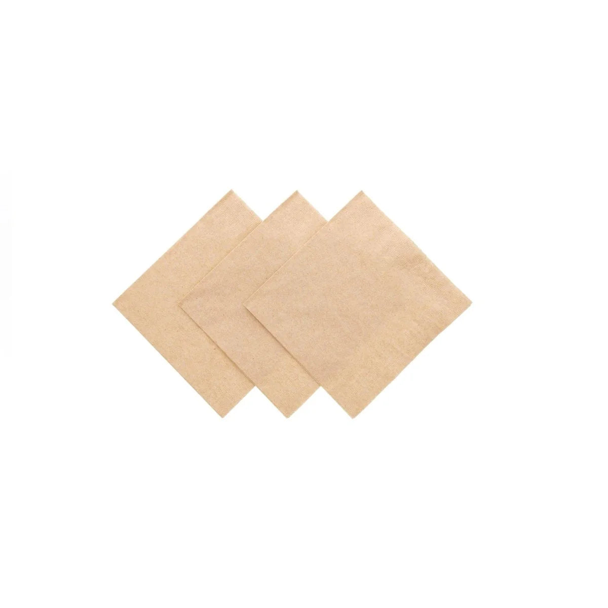 Soft n Cool Paper Folded Brown Napkin 23 X 23 Cm