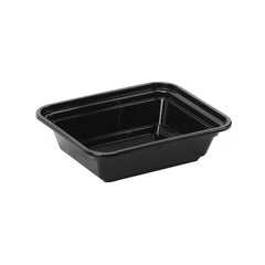 300 Pieces Black Base Rectangular Container 12 Oz