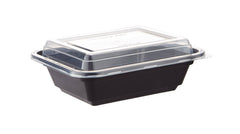 Black Base Rectangular Container 12 Oz 300 Pieces - Hotpack Global