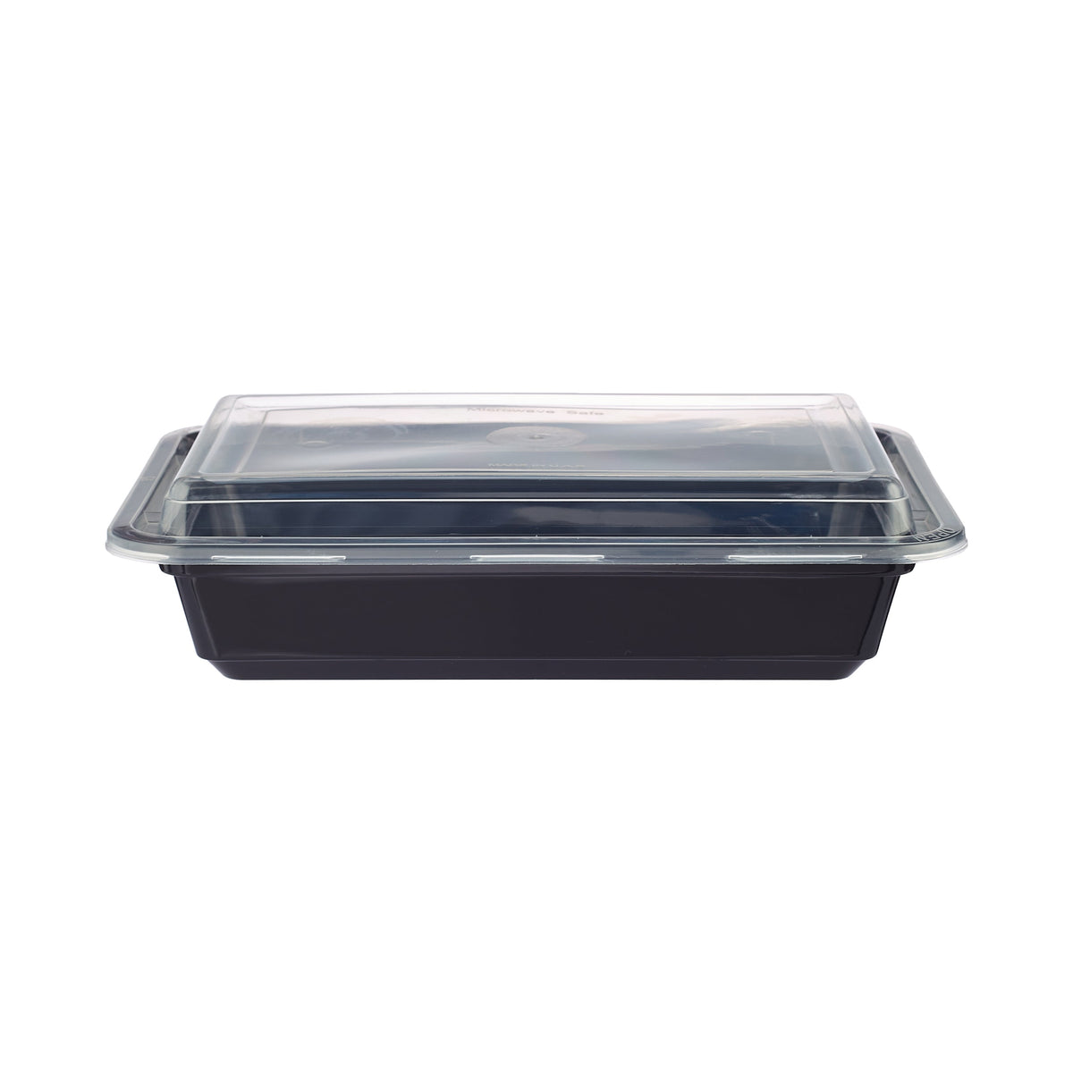 Black Base Rectangular Container 24 Oz 300 Pieces - Hotpack Global