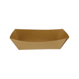 600 Pieces Kraft Boat Tray Large