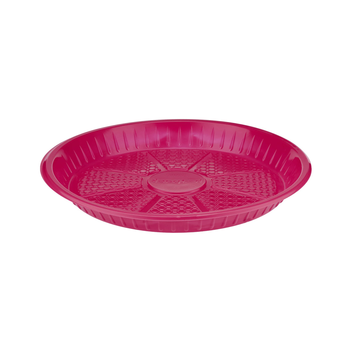 500 Pieces Color Round Plastic Plate 7 Inch