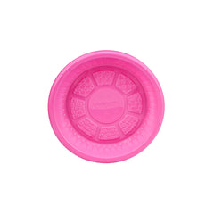 500 Pieces Color Round Plastic Plate 7 Inch