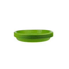 500 Pieces Color Round Plastic Plate 7 Inch