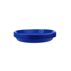 500 Pieces Color Round Plastic Plate 7 Inch