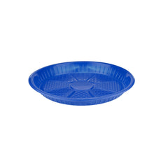 500 Pieces Color Round Plastic Plate 7 Inch