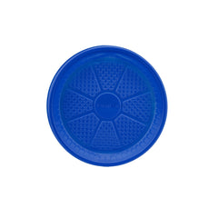 500 Pieces Color Round Plastic Plate 7 Inch