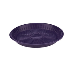 500 Pieces Color Round Plastic Plate 7 Inch