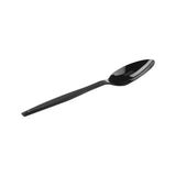 1000 Pieces Plastic Heavy Duty Black Spoon