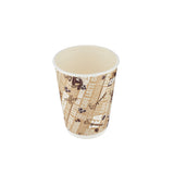 12 Oz Printed Double Wall Paper Cups 500 Pieces - Hotpack Global