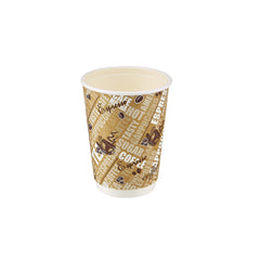 500 Pieces 12 Oz Printed Double Wall Paper Cups